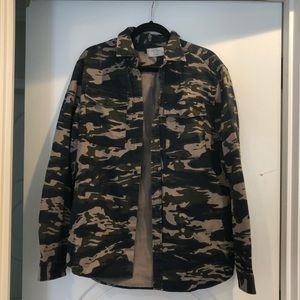 Jack and Jones camo button down